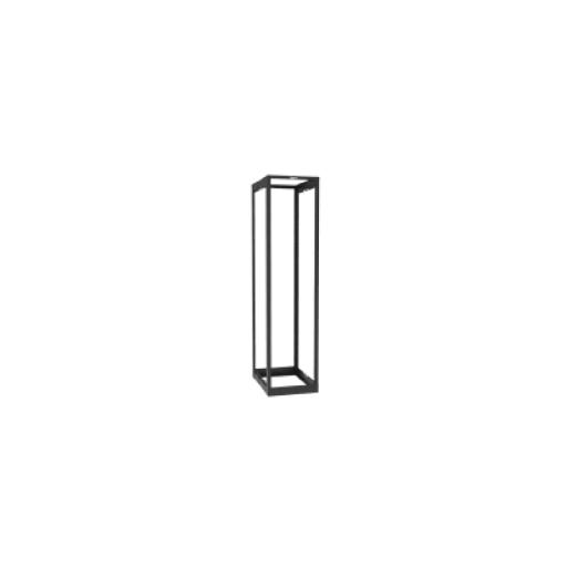 [PANDUIT_AR4PCN] Panduit Rack de Cuatro Postes Estándar de 19", Rieles Con Orificio Para Tuerca Enjaulada, Profundidad Ajustable de 23 a 42 in, 45 Unidades de Rack, Color Negro