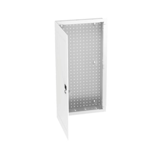 [PANDUIT_MS28EHDS] Panduit Gabinete Multipropósito de Montaje en Pared, de 28 in de Altura, Con Puerta Reversible, Fabricado en Acero, Color Blanco 