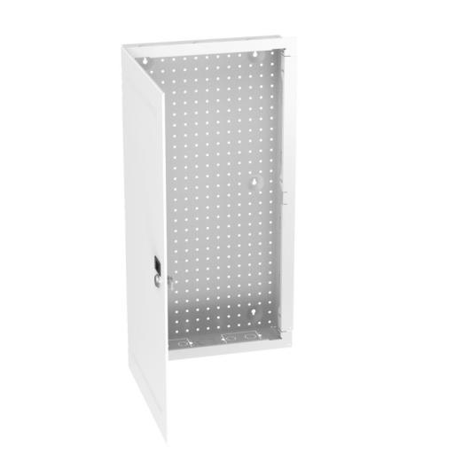 [PANDUIT_MS28EHDS] Panduit Gabinete Multipropósito de Montaje en Pared, de 28 in de Altura, Con Puerta Reversible, Fabricado en Acero, Color Blanco 