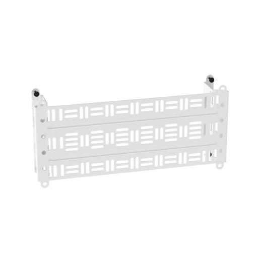 [PANDUIT_MSSHLF] Panduit Accesorio Para Montaje de Equipos o Dispositivos en Gabinetes Multipropósito, de Instalación a Presión, de Acero, Color Blanco