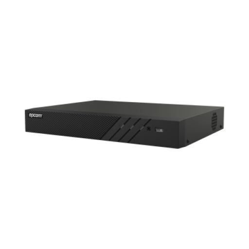 [EPCOMPROFESSIONAL_EX-5004-TURBO] EPCOM PROFESSIONAL DVR 4 Canales TURBOHD + 2 Canales IP / 5 Megapixel Lite - 3K Lite / Audio de Dos Vías por Coaxitron / Reconocimiento Facial / ACUSENSE (Evista falsas alarmas) / 1 Bahía de Disco Duro / Salida de Video en Full HD 