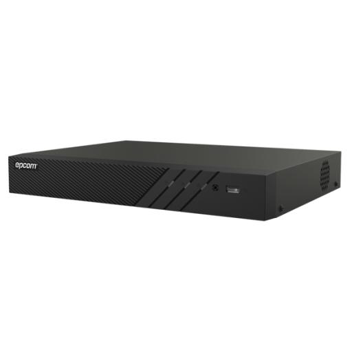 [EPCOMPROFESSIONAL_EX-5004-TURBO] EPCOM PROFESSIONAL DVR 4 Canales TURBOHD + 2 Canales IP / 5 Megapixel Lite - 3K Lite / Audio de Dos Vías por Coaxitron / Reconocimiento Facial / ACUSENSE (Evista falsas alarmas) / 1 Bahía de Disco Duro / Salida de Video en Full HD 