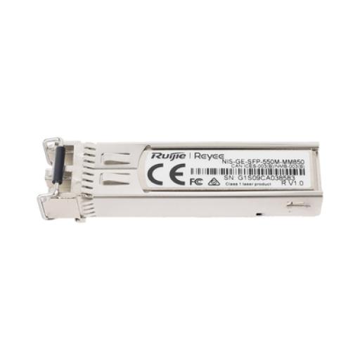 [RUIJIE_NIS-GE-SFP-550M-MM850] RUIJIE Transceptor Industrial LC Multimodo SFP 1G, hasta 550 Metros, Longitud de Onda 850 nm, soporta Temperaturas de -40° a 85° C