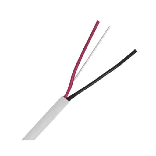 [LINKEDPRO_LP218W/1000] Linkedpro Bobina de Cable 305 Metros: 2 x 18 AWG, Color Blanco, CM, Para Sistemas de Seguridad y Alarmas