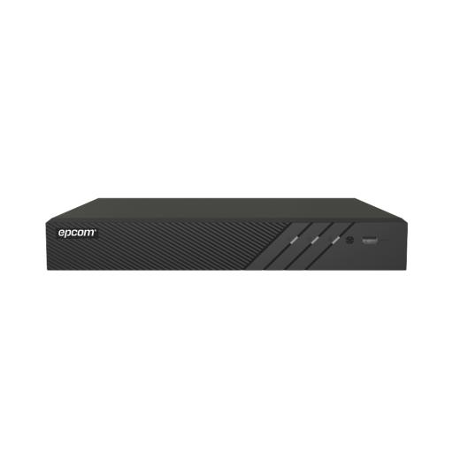 [EPCOMPROFESSIONAL_EX-8008TURBO] EPCOM PROFESSIONAL DVR 8 Canales TURBOHD + 8 Canales IP / 8 Megapixel (4K) / Audio por Coaxitron / ACUSENSE / Reconocimiento Facial / 1 Bahía de Disco Duro / Salida de Video en 4K / H.265+