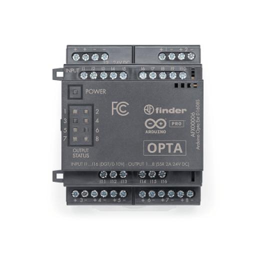 [ARDUINOLLC_AFX00006] ARDUINO LLC AFX00006 - Arduino Opta® Ext D1608S: Salidas de relé de estado sólido