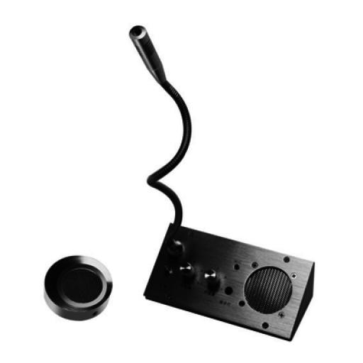 [EPCOM_EP001T] Epcom Sistema de Intercomunicación | Ideal para Ventanillas | Audio de voz de dos vías | 12V/1A 2W | Micrófono Interior + Micrófono Exterior