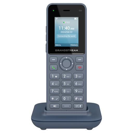[GRANDSTREAMNETWORKS_WP816] Grandstream Networks Teléfono IP inalámbrico Wi-Fi, portátil, 2 líneas, 2 cuentas SIP, Voz HD, Bluetooth, Puerto USB tipo C