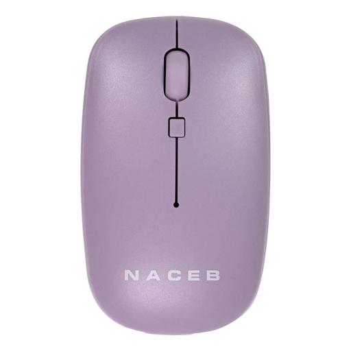 [NACEBTECHNOLOGY_NA-0136M] MOUSE INALAMBRICO NACEB (NA-0136M) SLIM, USB 2.4, 1600DPI, 3*BOTONES+RUEDA