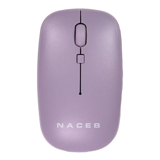[NACEBTECHNOLOGY_NA-0136M] MOUSE INALAMBRICO NACEB (NA-0136M) SLIM, USB 2.4, 1600DPI, 3*BOTONES+RUEDA