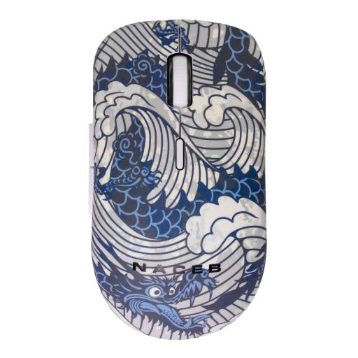 [NACEBTECHNOLOGY_NA-0138A] MOUSE INALAMBRICO NACEB (NA-0138A) DISEÑO IMPRESO, USB 2.4, 1600DPI, 3*BOTONES+RUEDA