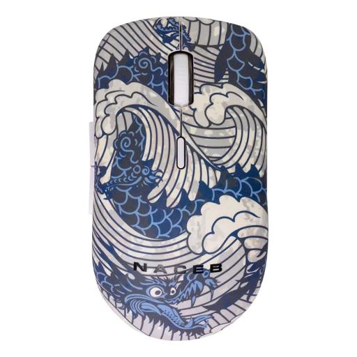 [NACEBTECHNOLOGY_NA-0138A] MOUSE INALAMBRICO NACEB (NA-0138A) DISEÑO IMPRESO, USB 2.4, 1600DPI, 3*BOTONES+RUEDA