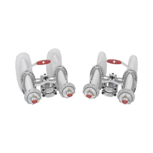 [RFELEMENTS_AH90WB4X4SMA] RF Elements Antena Sectorial Asimétrica de 90° 5180 - 6000 MHz, 16 dBi con soporte mejorado, listas para TwisPort sin pérdida