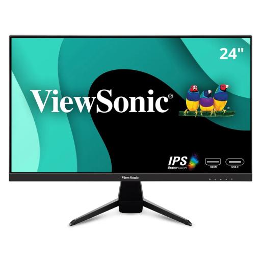 [VIEWSONIC_VX2467U] Viewsonic MONITOR WITH 65W USB C AND HDMI 24IN IPS 1080P