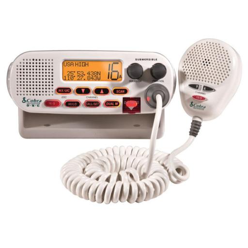 [COBRA_MRF45D] COBRA Radio móvil marino VHF clase D con canales Internacionales, de Canadá y Estados Unidos