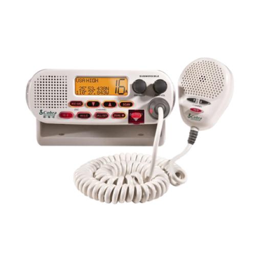 [COBRA_MRF45D] COBRA Radio móvil marino VHF clase D con canales Internacionales, de Canadá y Estados Unidos