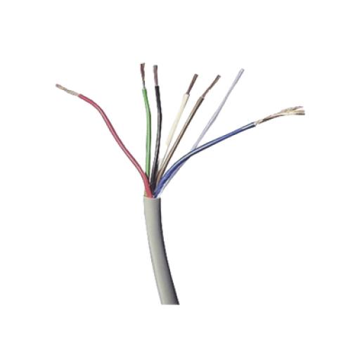 [LINKEDPRO_LP618W/1000] Linkedpro Bobina de Cable 305 Metros: 6 x 18 AWG, Color Blanco, CMR, Para Sistemas de Seguridad y Alarmas