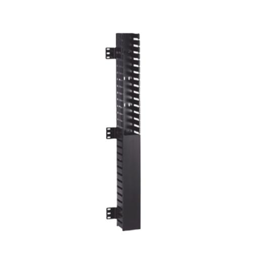 [PANDUIT_CWMPV2340] Panduit Organizador Vertical IN-Cabinet, Sencillo (Solo Frontal), Para Uso Con Gabinetes Panduit, Montaje Frontal en Riel de Rack, 40 UR, 2.25 in de Ancho, Color Negro