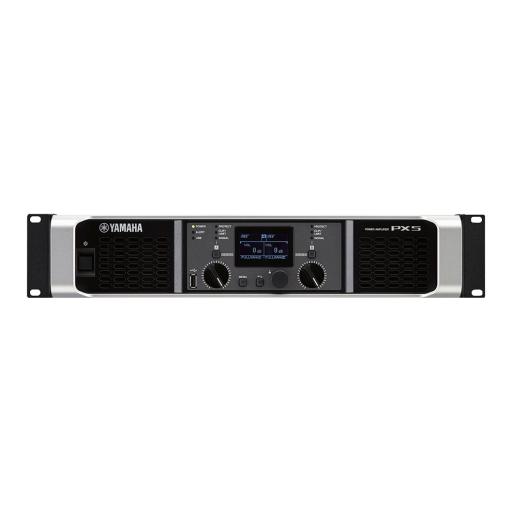[YAMAHA_PX5] YAMAHA Amplificador de audio Clase D | 500 W x 2 a 8Ω | 800 W x 2 a 4Ω. | Baja Impedancia | Procesamiento Inteligente