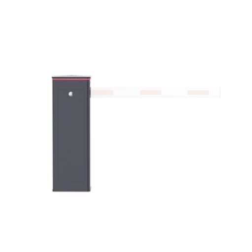 [ACCESSPRO_XBS-5003-L] AccessPRO Barrera Vehicular Izquierda / Soporta Brazo de Hasta 5.5 m / Final de Carrera Ajustable por Programación / Movimiento Fluido / Diseño Elegante Color Gris / Con Corona Led Semaforizada 