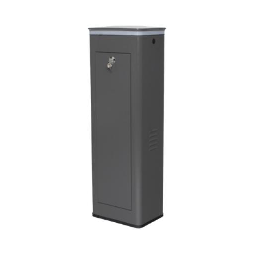 [ACCESSPRO_XBS-5003-R] AccessPRO Barrera Vehicular Derecha / Soporta Brazo de Hasta 5.5 m / Final de Carrera Ajustable Por Programación / Movimiento fluido / Diseño Elegante Color Gris / Con Corona Led Semaforizada 