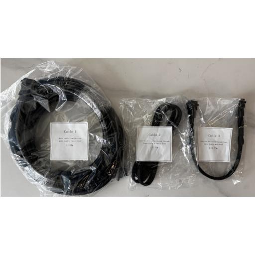 [HIKVISIONDIGITALTECHNOLOGY_DS-D40W-2F/PC] Hikvision Digital Technology Kit de Cables de Corriente e Interconexión / Compatible con Familias BW y CW