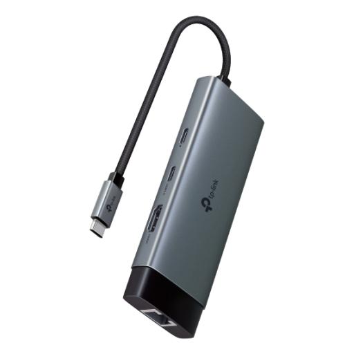[TPLINK_UH6120C] TPLINK Adaptador HUB 6 en 1, 1 puerto USB-C entrada, 1 puerto HDMI 4K, 1 puerto Ethernet Gigabit, 1 puerto USB-C y 2 puertos USB-A