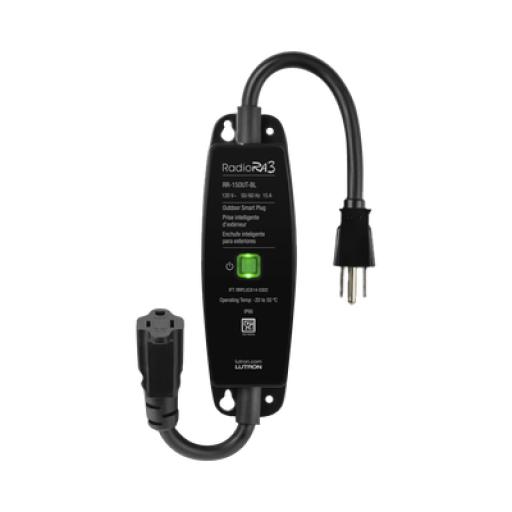 [LUTRONCASETAWIRELESS_RR15OUTBL] LUTRON CASETA WIRELESS (Caseta Wireless) PlugIn Interruptor On/Off para uso en exterior intemperie IP66, inalámbrico. 15A /120V