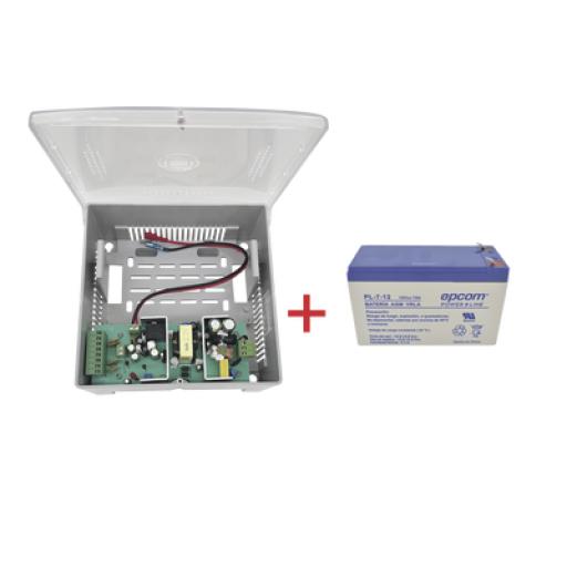 [EPCOM_PS12DC4PBK/K] Epcom Kit / Fuente PS12DC4PBK/K  + Batería incluída PL712
