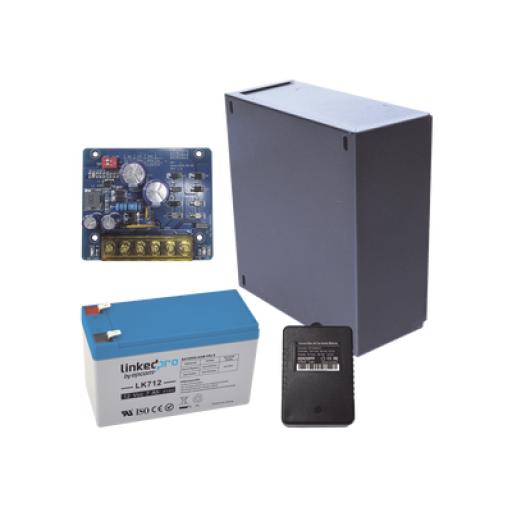 [EPCOM_KIT16B2LK7] Epcom Kit con fuente PLB2 con salida de 12 Vcc a 2.5 Amper, incluye transformador y batería de 12 V a 7 Amper 