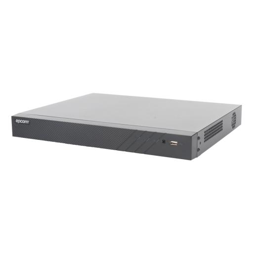 [EPCOMPROFESSIONAL_EX-5032-TURBO] EPCOM PROFESSIONAL DVR 32 Canales TurboHD + 8 Canales IP / 5 Megapixel Lite - 3K Lite / Acusense (Evita Falsas Alarmas) / Audio Bidireccional / 2 Bahías de Disco Duro / H.265+ / Salida de Video en Full HD