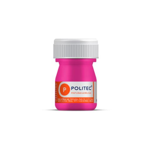[POLITEC_14320] Politec Pintura Acrilica Politec Rosa Mex. 20 ml No 337 caja c/12 piezas