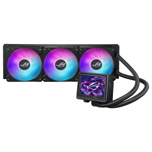 [ASUS_ROG RYUJIN III 360 ARGB EXTREME] VENTILADOR P/CPU ASUS (ROG RYUJIN III 360 ARGB EXTREME) 3FANS 120MM, LCD 3.5",ENFRIAMIENTO LIQUIDO