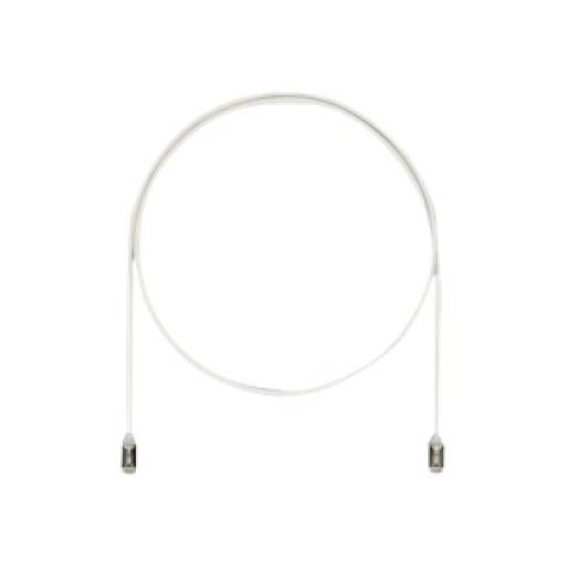 [PANDUIT_STP28X1MIG] Panduit Patch Cord Cat6A, Diametro Reducido 28 AWG, Blindado S/FTP, CM/LS0H, 1 m, Color Gris