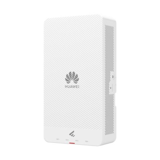 [HUAWEI_AP265E] Huawei Punto de Acceso Wi-Fi 6 / 2.975 Gbps / MU-MIMO 2x2:2 / 1 Puerto 10/100/1000 Mbps (PoE In) / 4 Puertos 10/100/1000 Mbps LAN / Smart Antenna 20% más cobertura / Instalación en pared / Seguridad WPA3 / Administración en nube