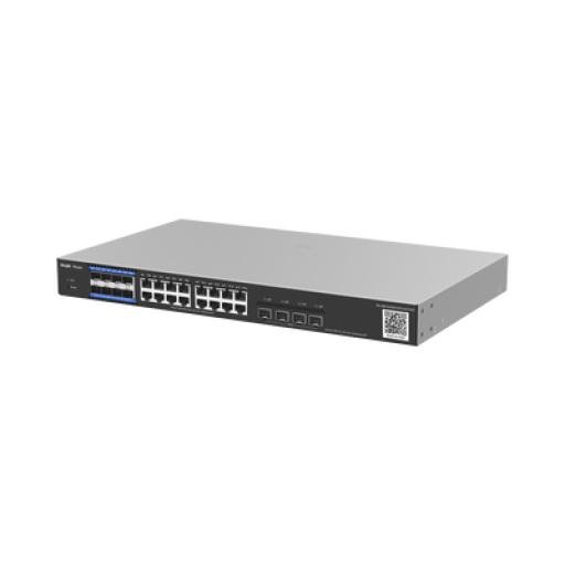 [RUIJIE_RG-NBF5200M-8FS16GT4XS] RUIJIE e-Lighten OLT / Switch Hibrido, Capa 3 con 8 Puertos PON 1G, 16  Puertos Ethernet 1G y 4 Puertos SFP+ 10G, perfecto para migrar a Soluciones de Fibra PON hasta 256 ONUs