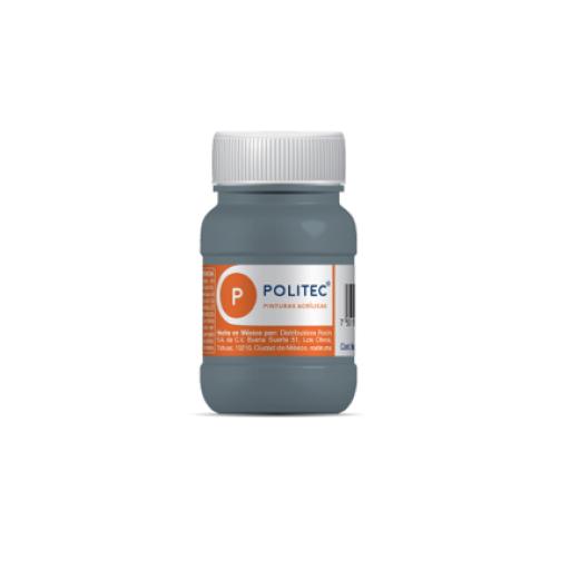 [POLITEC_14202] Politec Pintura Acrilica Politec Gris 100ml No 317 Caja c/6 piezas