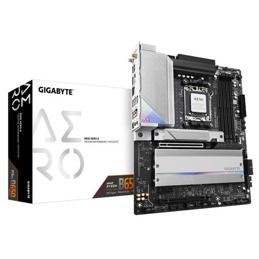 [GIGABYTE_B650 AERO G] MOTHERBOARD GIGABYTE (B650 AERO G) SOCKET AM5, 4*DDR5 8000MHZ, HDMI, DP, ATX, WIFI6/BT