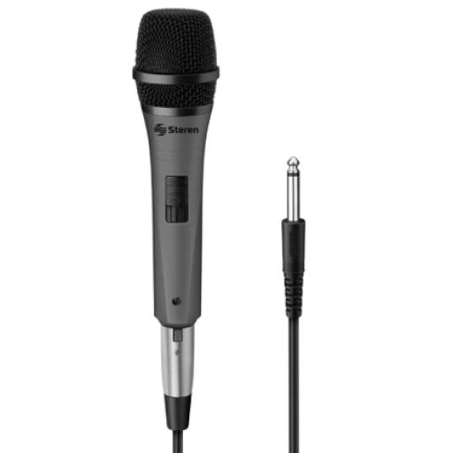 [STEREN_MIC-170] MICROFONO ALAMBRICO STEREN DE ALTA FIDELIDAD