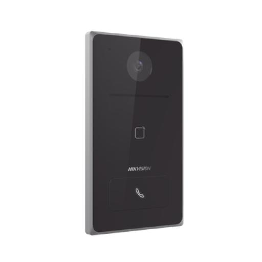 [HIKVISIONDIGITALTECHNOLOGY_DS-KV6133-ME1] Hikvision Digital Technology Frente de calle IP 2 Megapixel Standalone / PoE Estandar / IP65  / Apertura desde Hik-connect / Soporta 1 Departamento  / Soporta Tarjetas Mifare / 2 Salida Relay