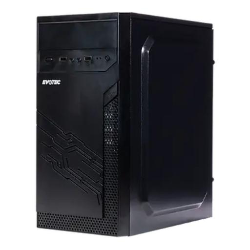 [EVOTEC_EV-1024] GABINETE EVOTEC (EV-1024) MINI ATX, FUENTE 500W, 3 VENTILADORES, 2*USB 3.0,NEGRO