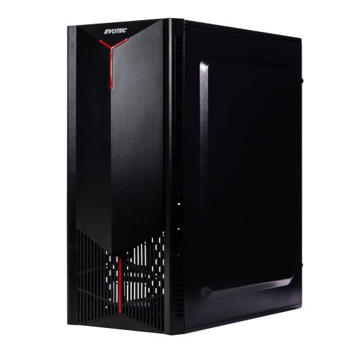 [EVOTEC_EV-1025] GABINETE EVOTEC (EV-1025) MATX, FUENTE 500W, 4* VENTILADORES, 2*USB 3.0,NEGRO
