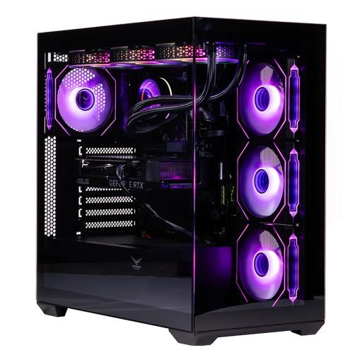 [NACEBTECHNOLOGY_NA-0637N] GABINETE NACEB (NA-0637N) GAMER, MEDIA TORRE ATX, 4*VENTILADORES, CRISTAL TEMPLADO, NEGRO