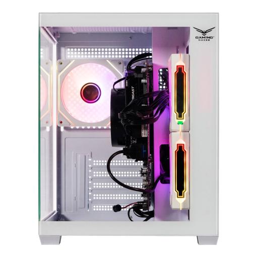 [NACEBTECHNOLOGY_NA-0636B] GABINETE NACEB (NA-0636B) GAMER MINI-PECERA, M-ATX, BLANCO, VENTANA, INCLUYE 3*VENTILADORES ARGB