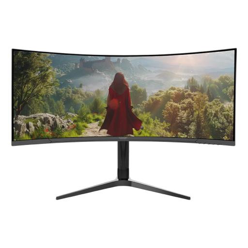[NACEBTECHNOLOGY_NA-0645] MONITOR GAMING LED 34" NACEB (NA-0645) CURVO R1500 QHD, 3440 X 1440, 165HZ, RGB, 2*HDMI, 2*DP, NEGRO
