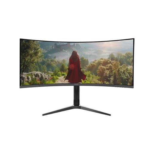 [NACEBTECHNOLOGY_NA-0645] MONITOR GAMING LED 34" NACEB (NA-0645) CURVO R1500 QHD, 3440 X 1440, 165HZ, RGB, 2*HDMI, 2*DP, NEGRO