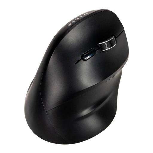 [NACEBTECHNOLOGY_NA-0130] MOUSE INALAMBRICO NACEB (NA-0130) VERTICAL, USB, BLUETOOTH, 1600DPI, 5*BOTONES+RUEDA, NEGRO