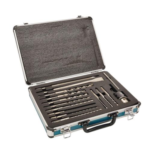 [MAKITA_D-71205] Makita Juego de 14 piezas de Brocas, Cinceles y Broquero SDS Plus Makita