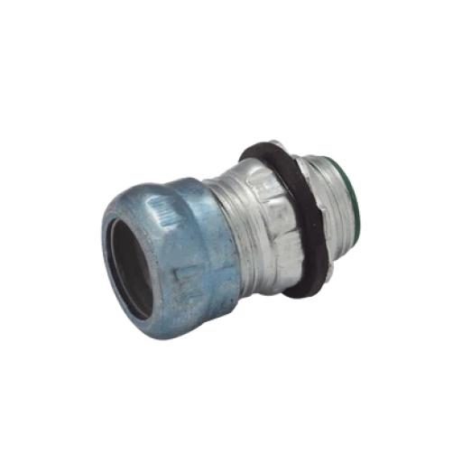 [HUBBELL_HUB-2913RT] Hubbell Conector de Compresión Impermeable aislado de Acero Galvanizado para Pared Delgada de 3/4" .