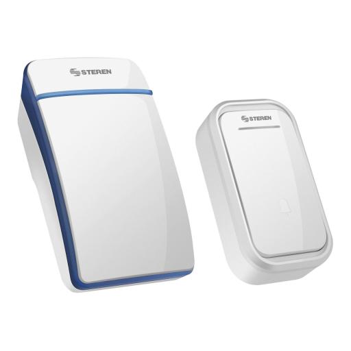 [STEREN_TIM-255] Steren Timbre Steren Digital Inalámbrico de 36 Tonos Hasta 50m de Alcance Color Blanco